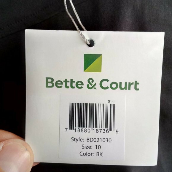 BETTE & COURT WOMEN'S SZ 10 BLACK GOLF SHORTS - Picture 3 of 7